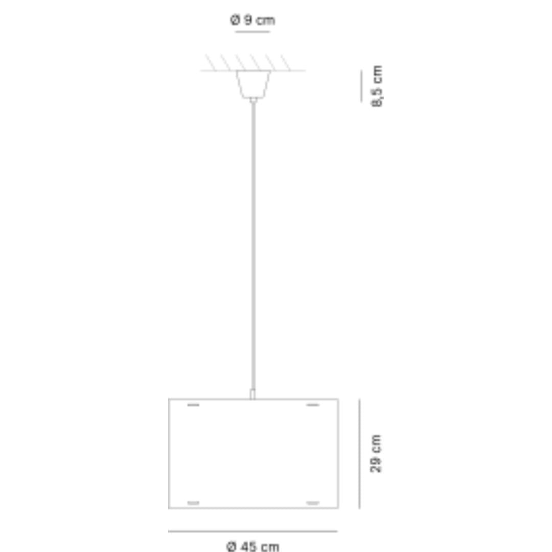 CYLINDER Sosp. Ø45 cm