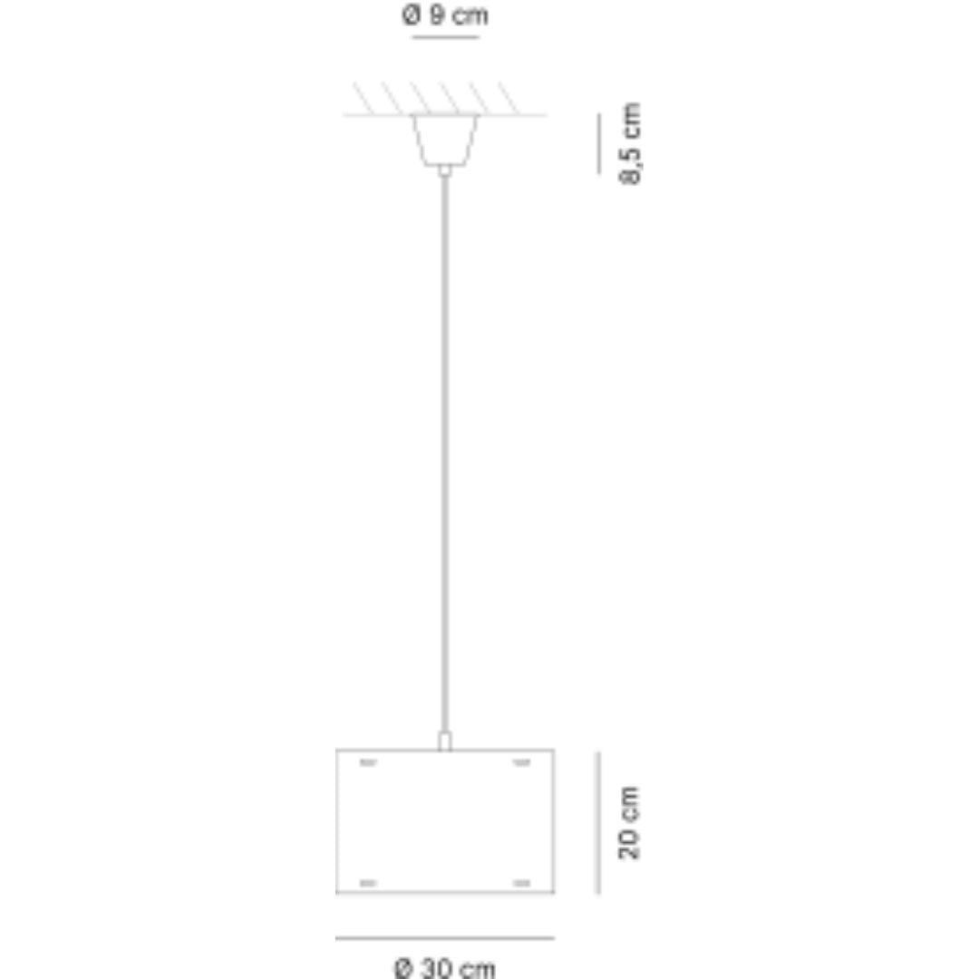 CYLINDER Sosp. Ø30 cm