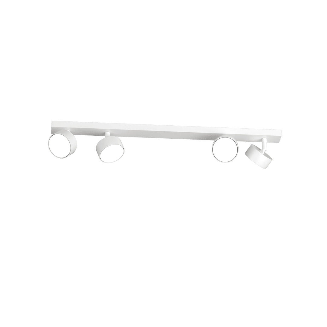 Lampada parete o soffitto EDRA 4 luci GX53 in 3 colori art 1210/4