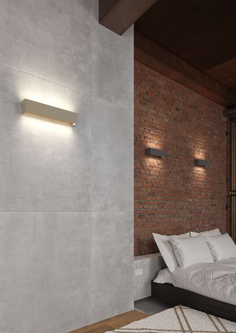 Lampada parete led 48w CCT in 3 colori art KING 1235/AG