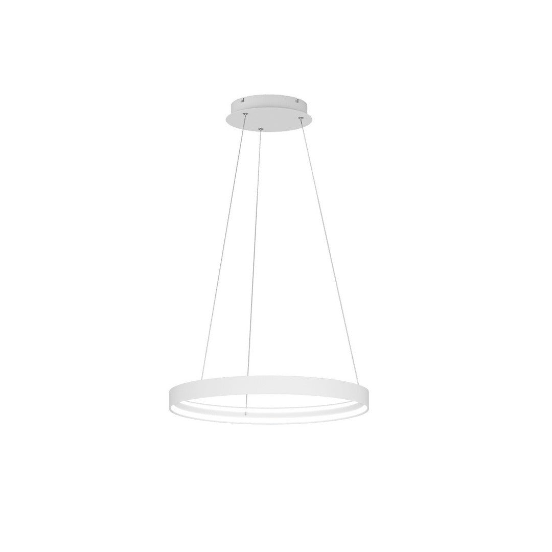 Sospensione moderna anello led Ø60cm bianco o oro art Malika 1216/S60