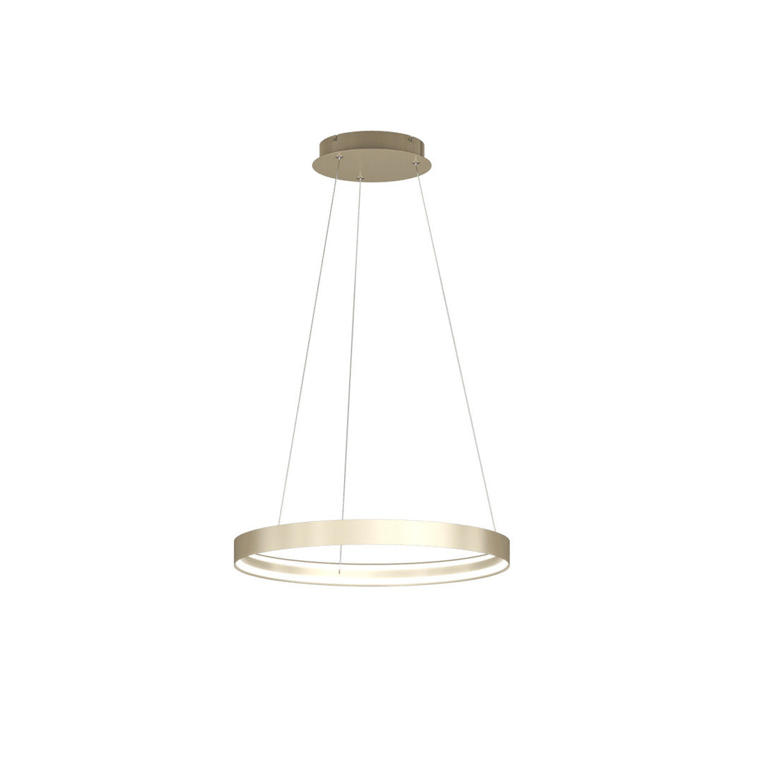 Sospensione moderna anello led Ø60cm bianco o oro art Malika 1216/S60