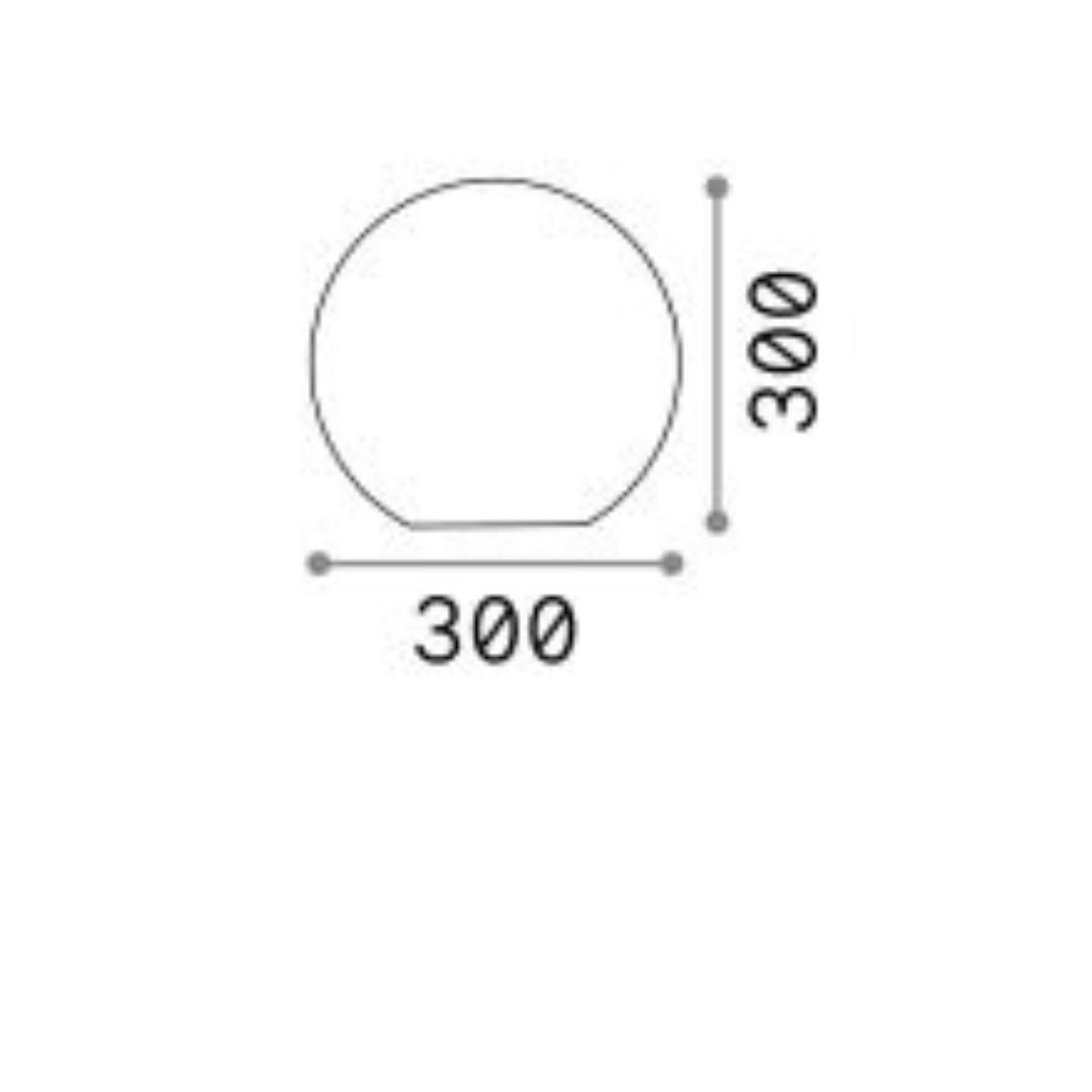 Lampada da giardino a forma di sfera art SOLE