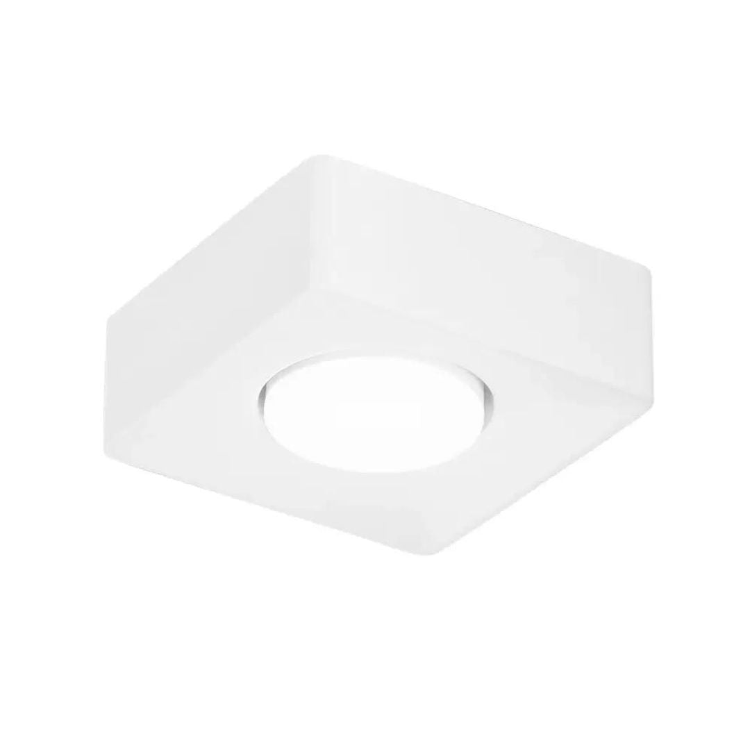 Plafoniera in gesso pitturabile tonda o squadrata 1x GX53 art ATHEN-PL1