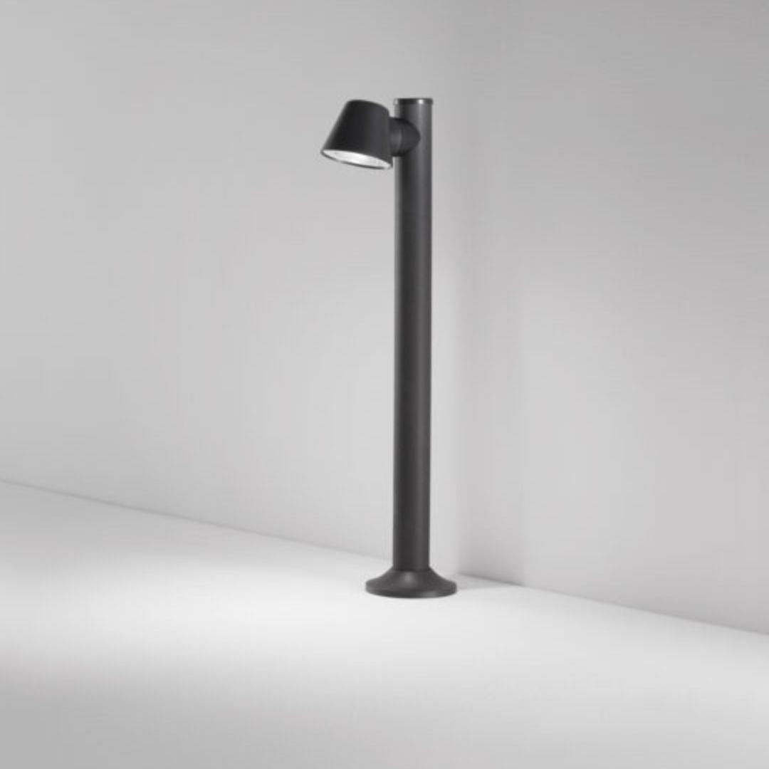 Paletto da estero in plastica da 1 o 2 luci colore antracite cod. 330-331