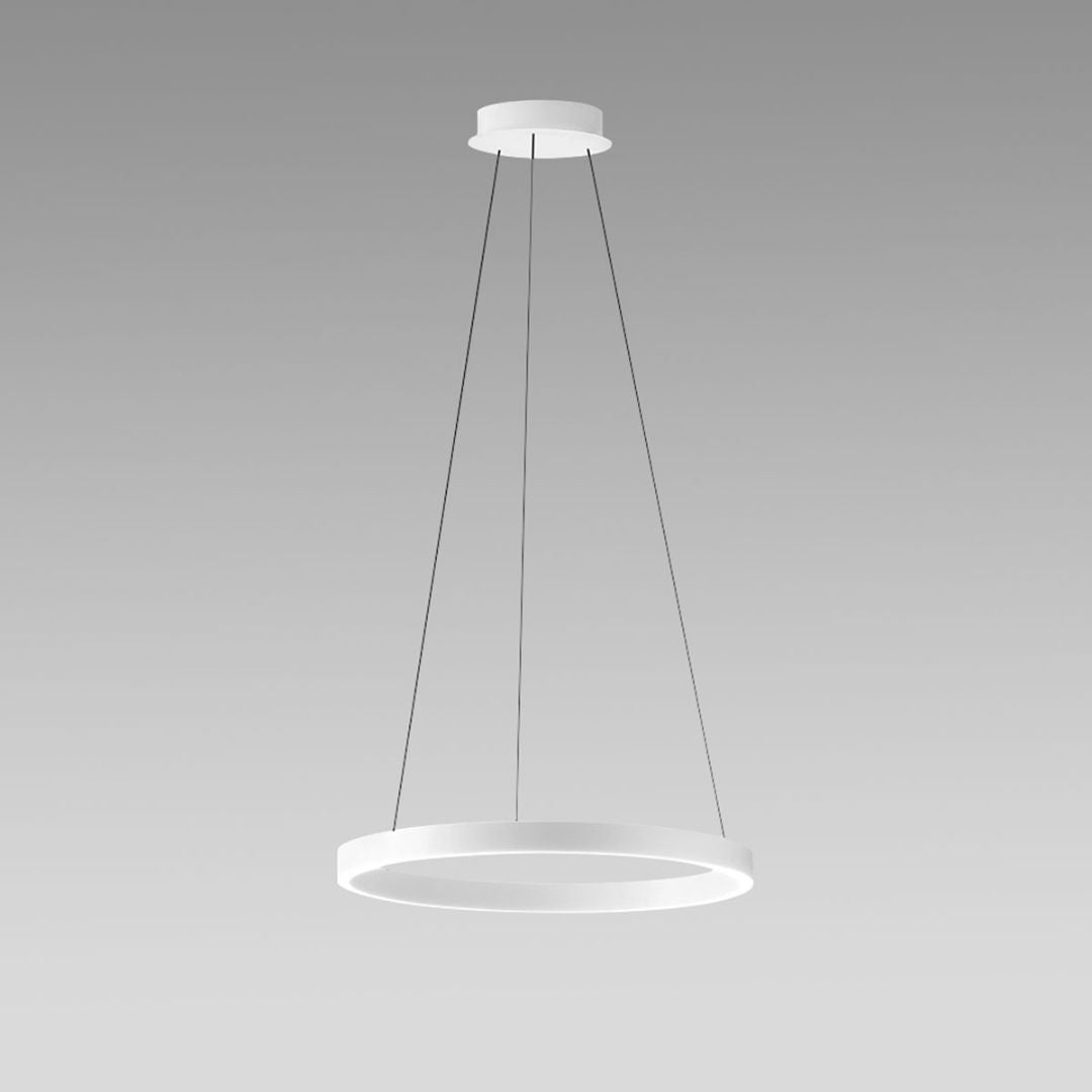 Sosp moderna anello led Ø80cm 3 colori art CRISEIDE S/G