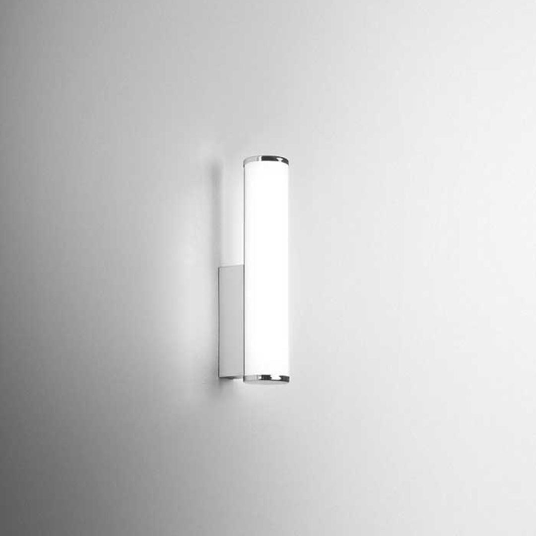 Applique da bagno led lineare bianco o cromo IP44 art POLAR