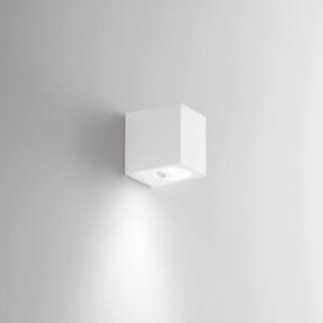 Applique da esterno monoemissione 1xGU10 in 2 colori bianco o antracite cod. 308-309