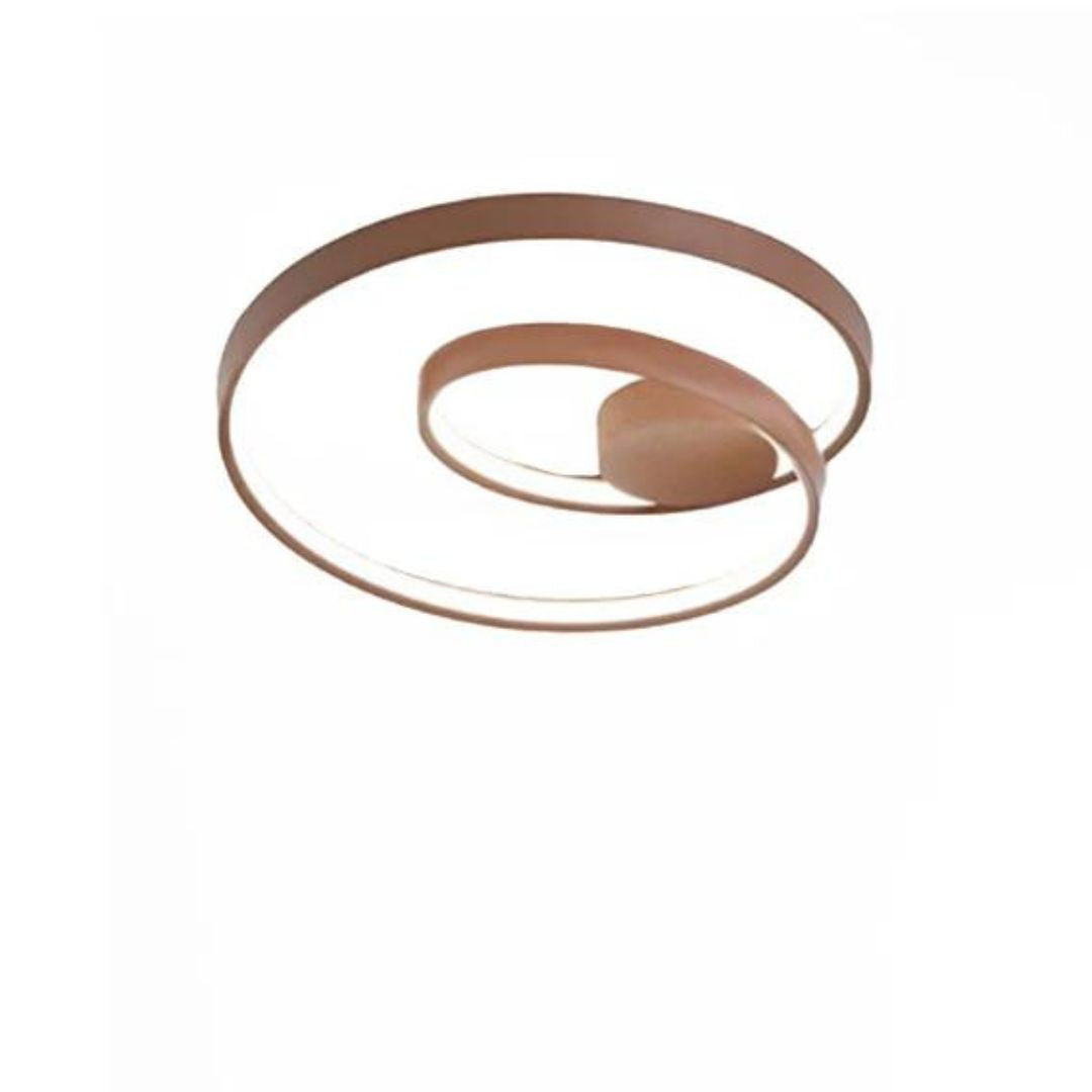 Plafoniera moderna in metallo ad aspirale 3 colori led 55w CCT art. RITMO 6617