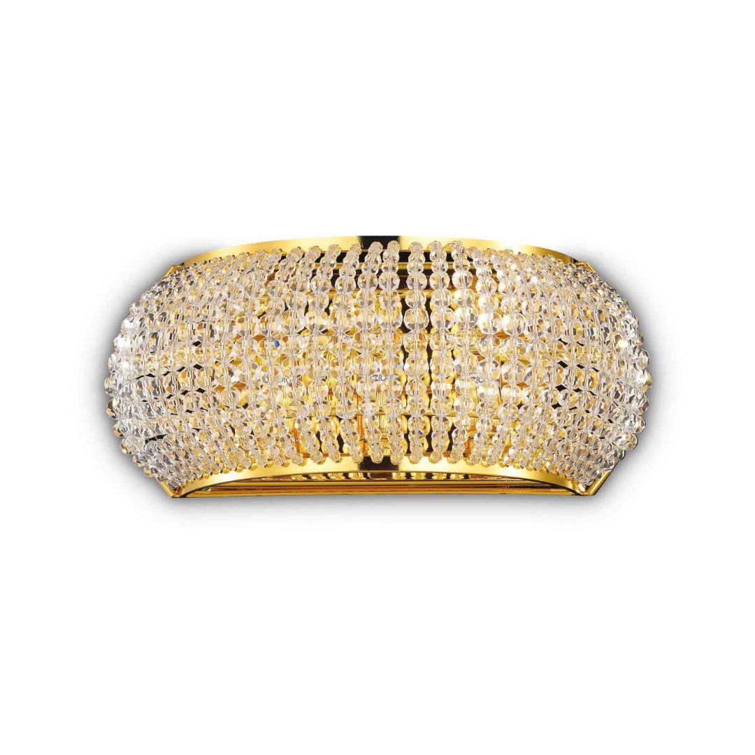 Lampada da parete con perle di cristallo art PASHÀ applique