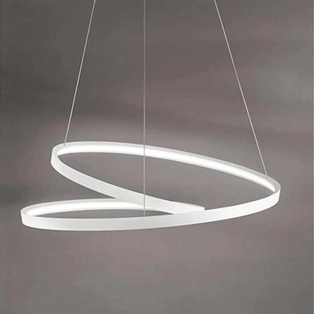 Sospensione moderna Ø80cm in metallo intrecciato art RITMO 6618