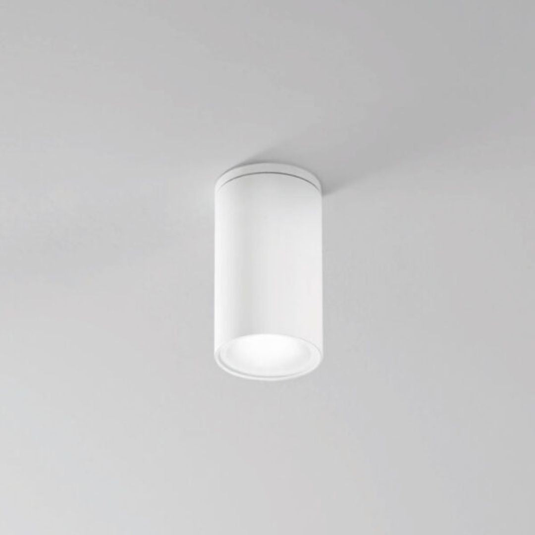 Plafoniera da esterno in alluminio bianco o antracite 1xGU10 cod.581-582