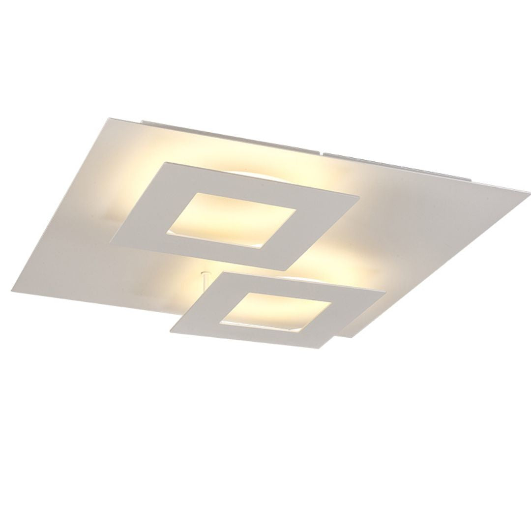 Plafoniera elegante squadrata 48w led 3000°k 4 colori art Dalia 8160-8161-8162-8163