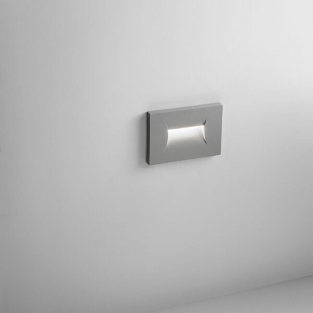 Segnapasso da esterno incasso 503 in alluminio bianco o antracite led 3w 3°k o 4°k cod. 551-553