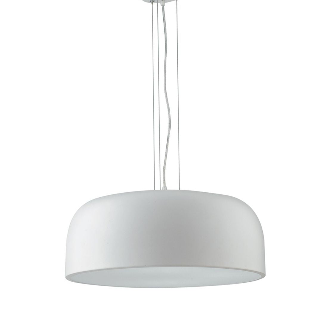 Sospensione cupola in metallo 2 colori con 4 luci E27 art BISTROT-S52