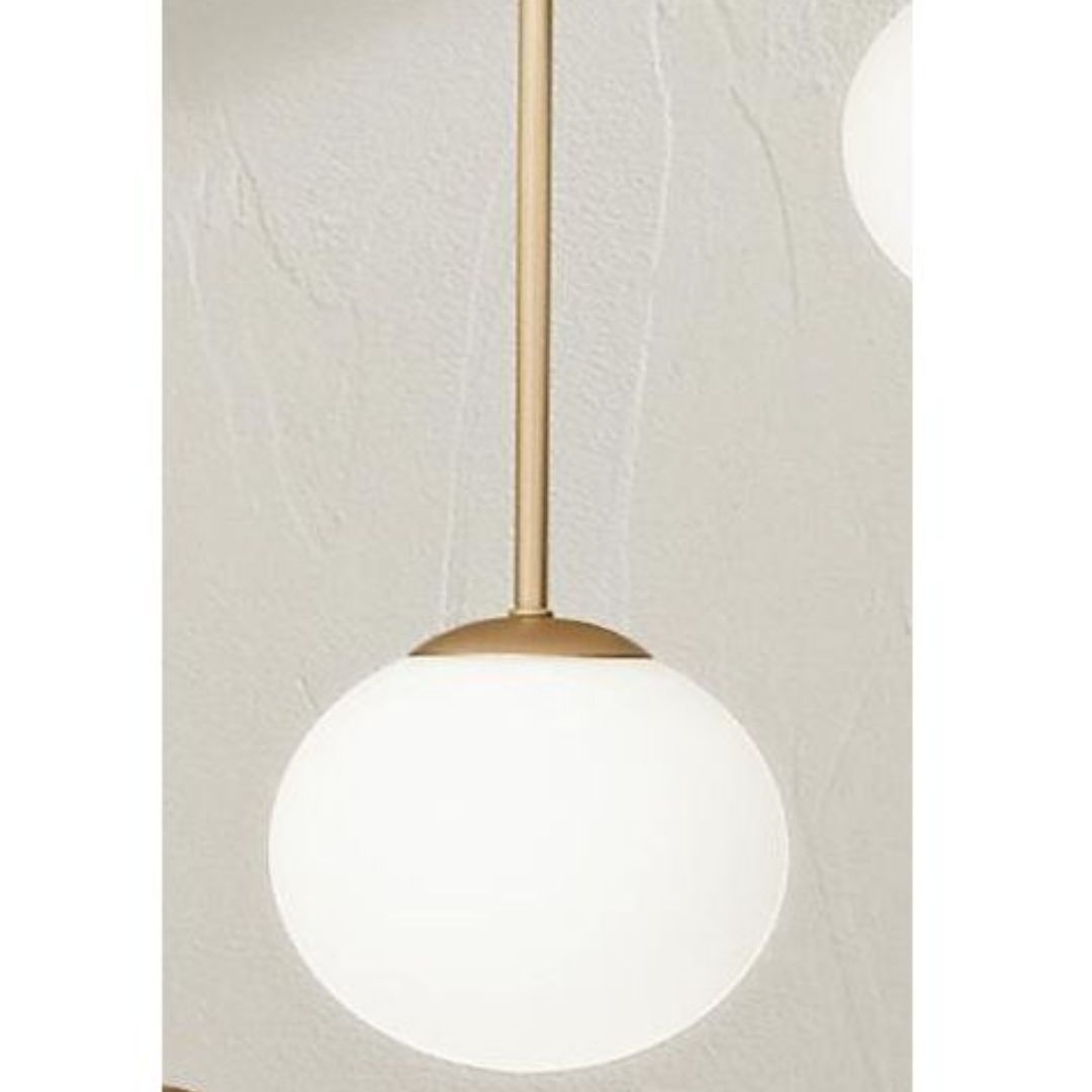 Sospensione sferetta in vetro montatura in metallo JEWEL S1