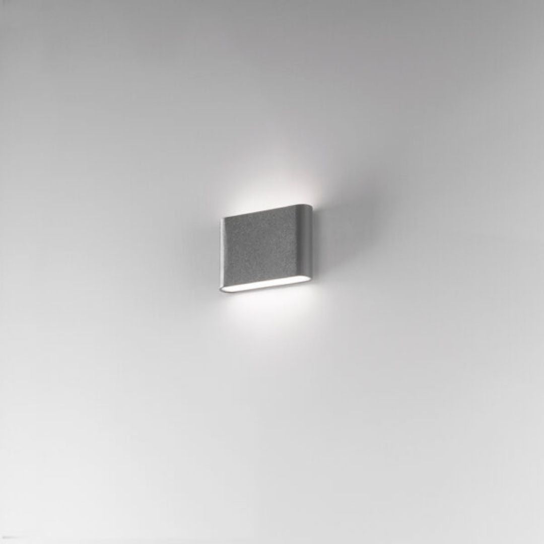 Applique biemissione in alluminio led 12w 4000°k in 3 colori cod.507-508-509