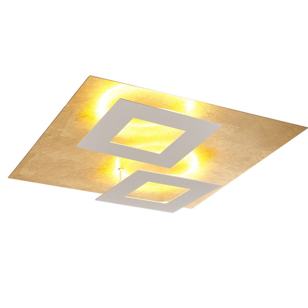 Plafoniera elegante squadrata 48w led 3000°k 4 colori art Dalia 8160-8161-8162-8163
