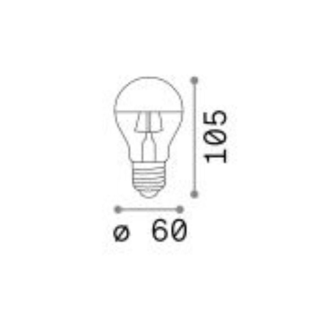 LAMPADINE E27 CROMO LED 8 W