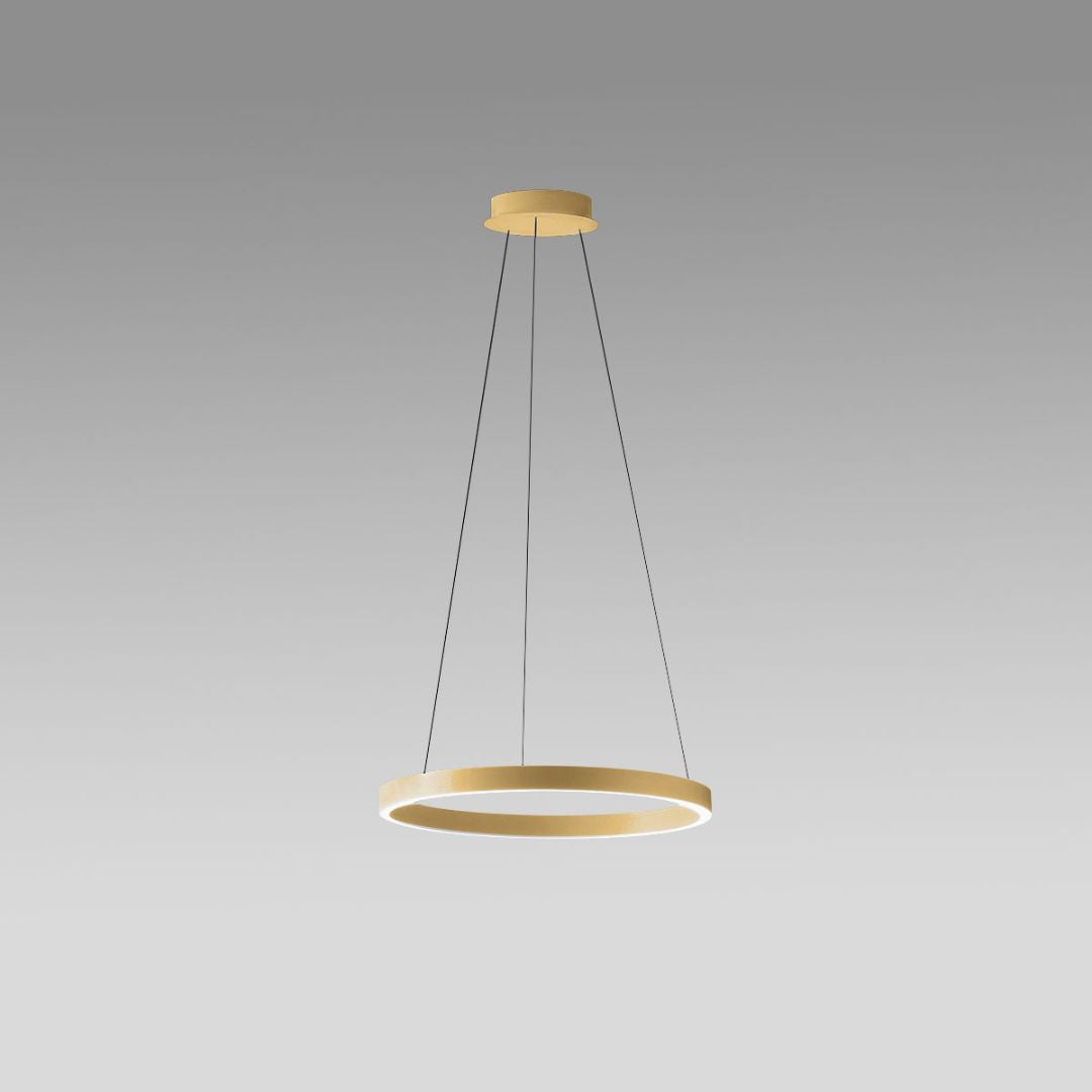 Sospensione moderna ad anello led Ø 60cm 3 colori art CRISEIDE S/P