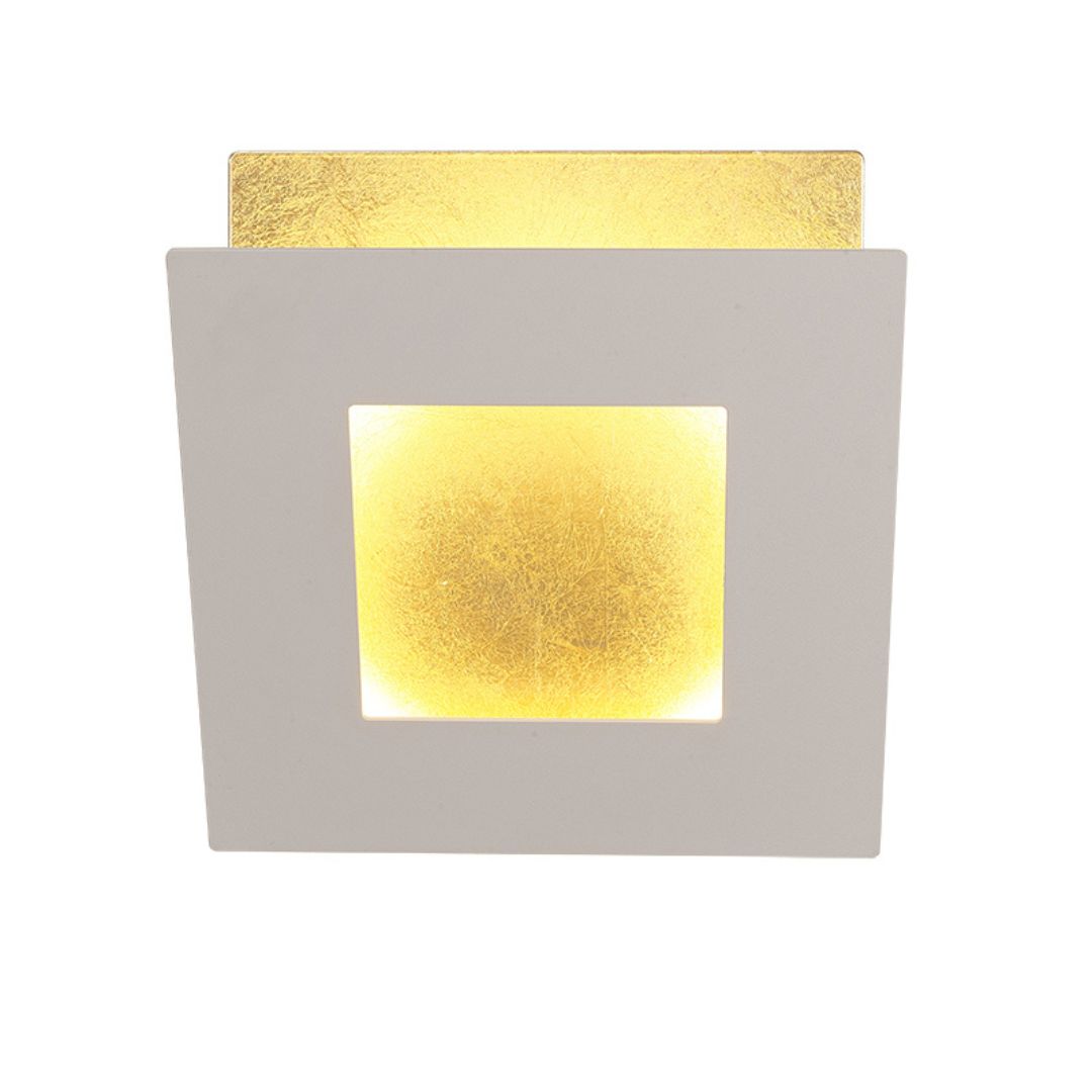 Applique elegante in metallo squadrata disponibile in 4 colori led 24w 3000°k Dalia 8118-8119-8120-8121