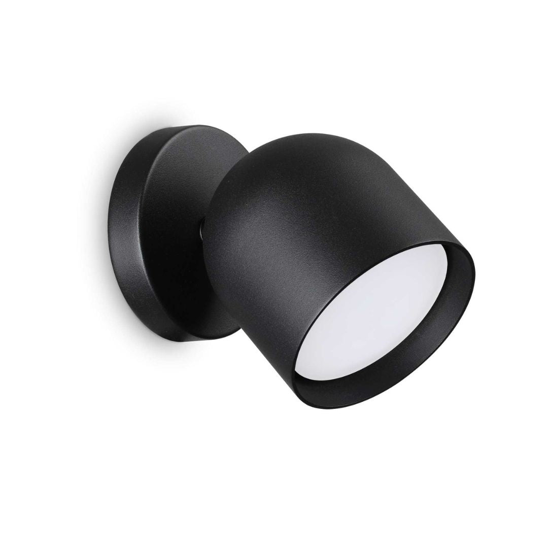 Applique in metallo ad 1 e 2 luci GX53 led art DODO bianco nero e ottone