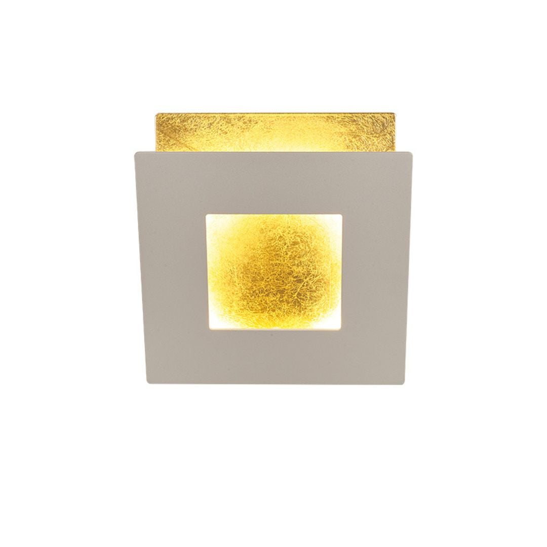 Applique elegante in metallo squadrata base 4 colori led 18w 3000°k Dalia 8114-8115-8116-8117