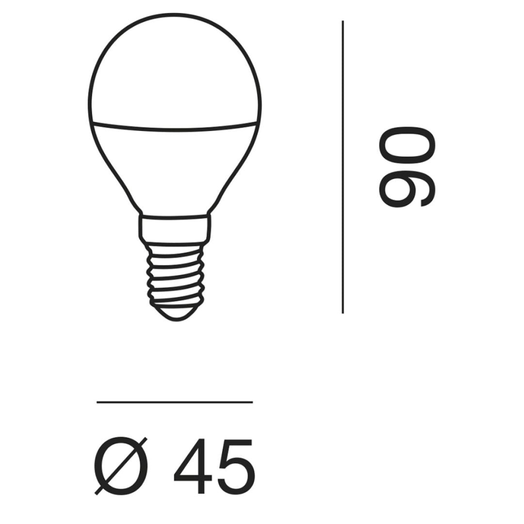LAMPADINA E14 LED 7 W GLA239C-N