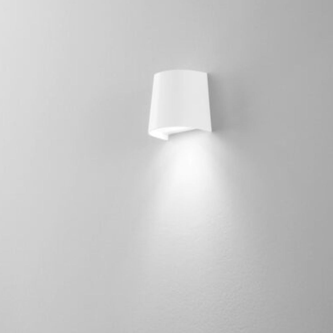 Applique o segnapasso da esterno monoemissione IP54 bianco o antracite 1xGU10 cod.320-321