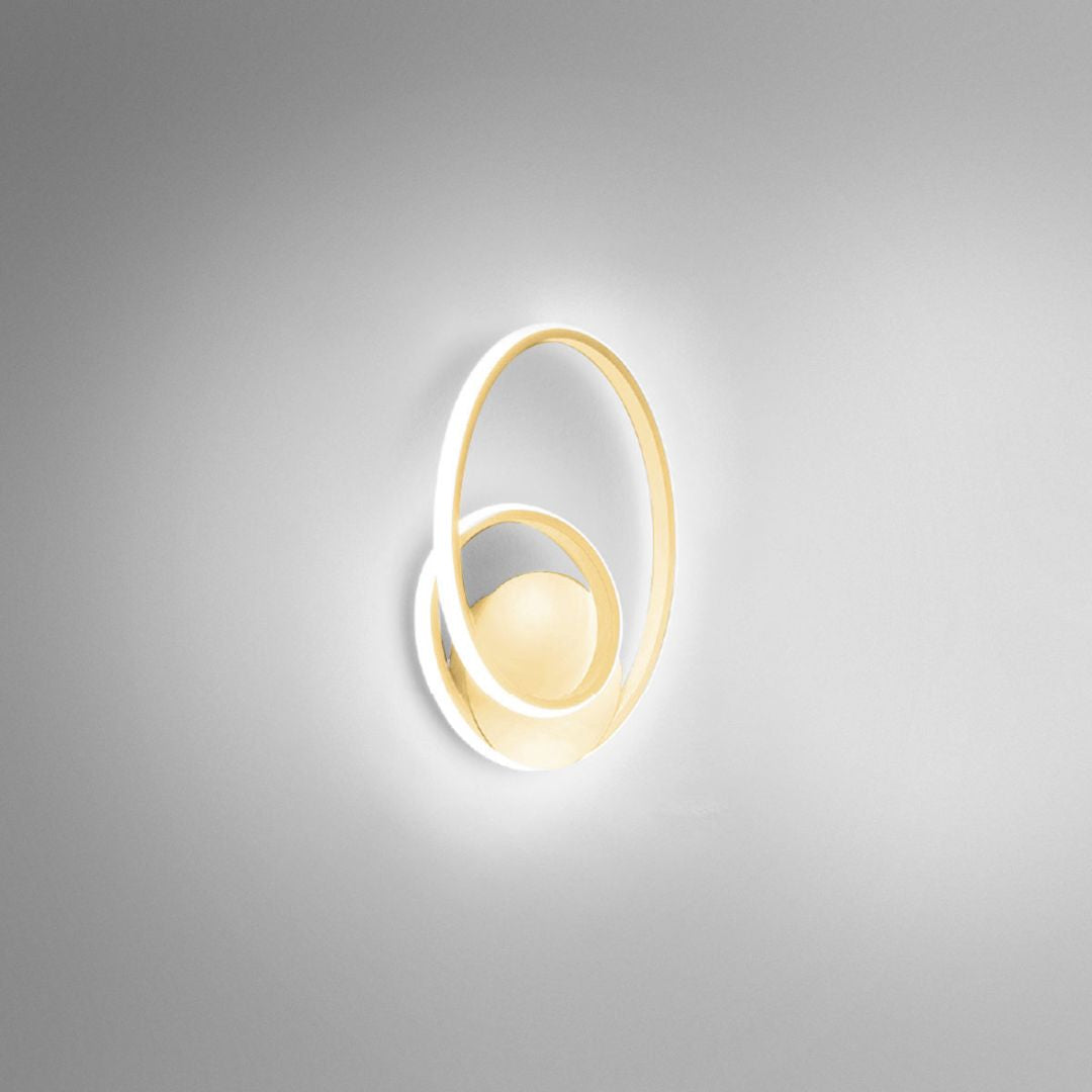 Applique led ad anello intrecciato in 3 colori art DIVA/A