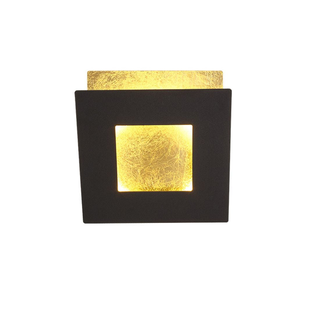 Applique elegante in metallo squadrata base 4 colori led 18w 3000°k Dalia 8114-8115-8116-8117