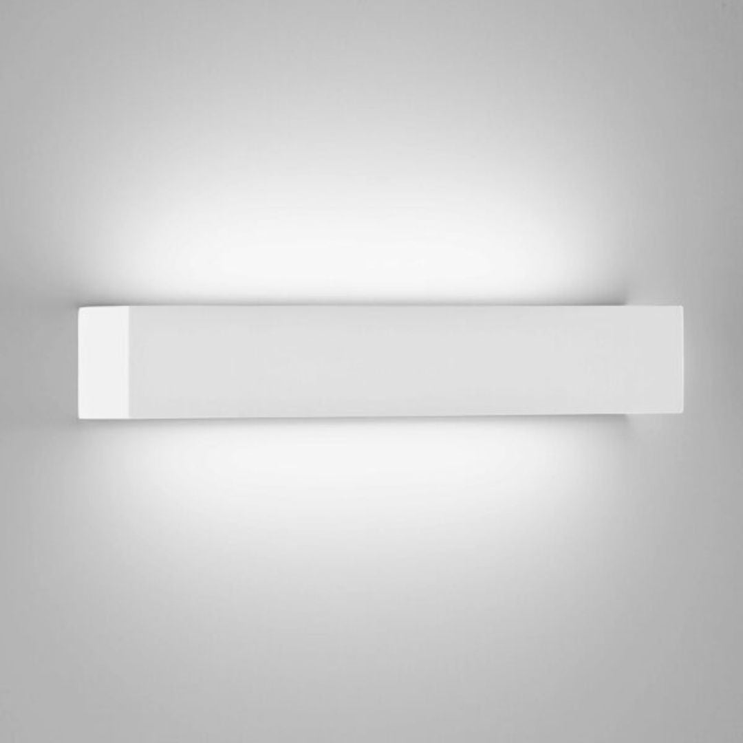 Applique in gesso pitturabile con led integrato in 2 misure art 857 e 858