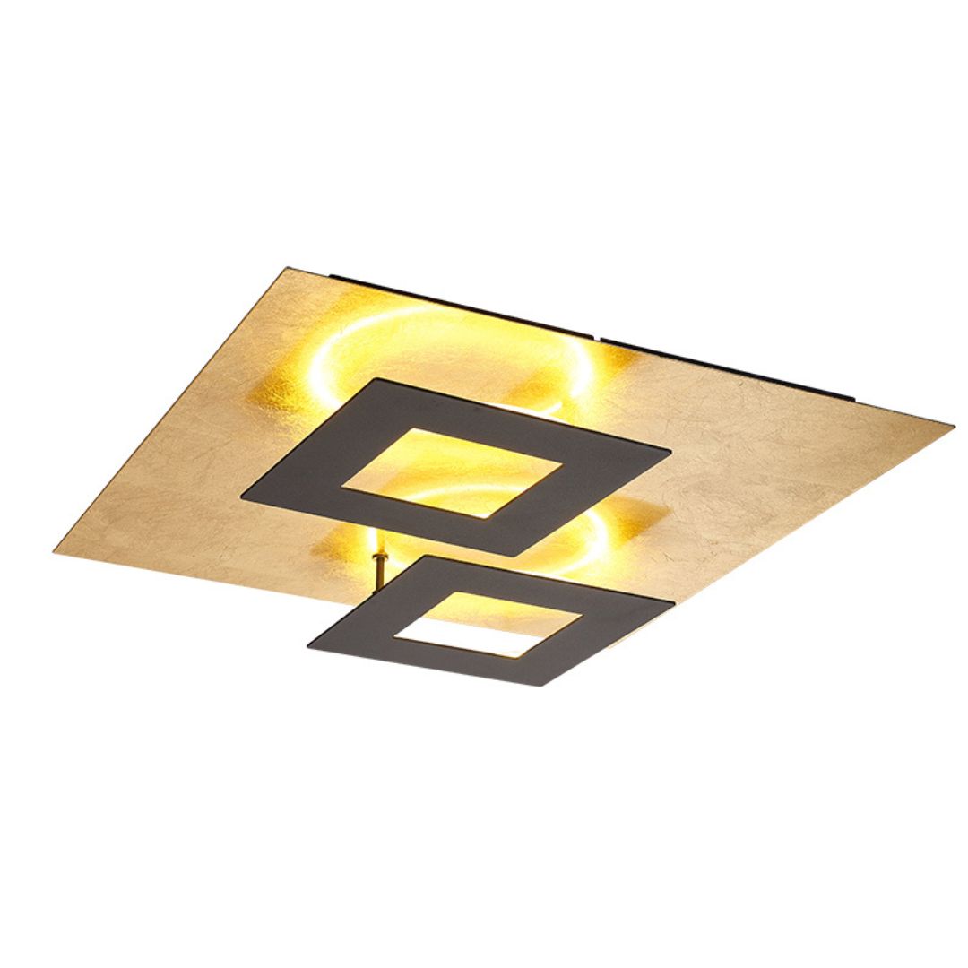 Plafoniera elegante squadrata 48w led 3000°k 4 colori art Dalia 8160-8161-8162-8163