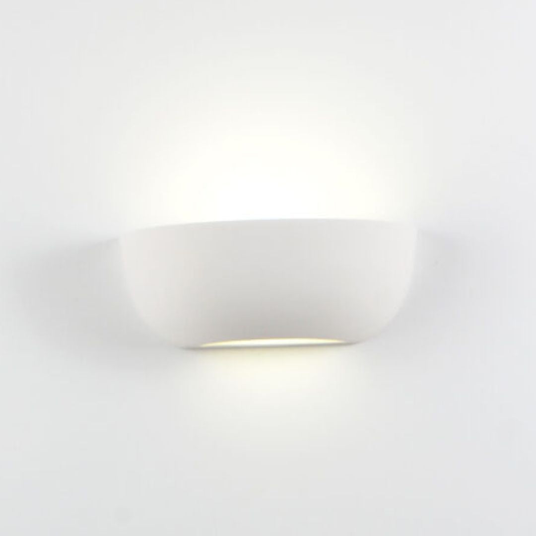 Applique in ceramica pitturabile 2 misure cod. 611 e 612