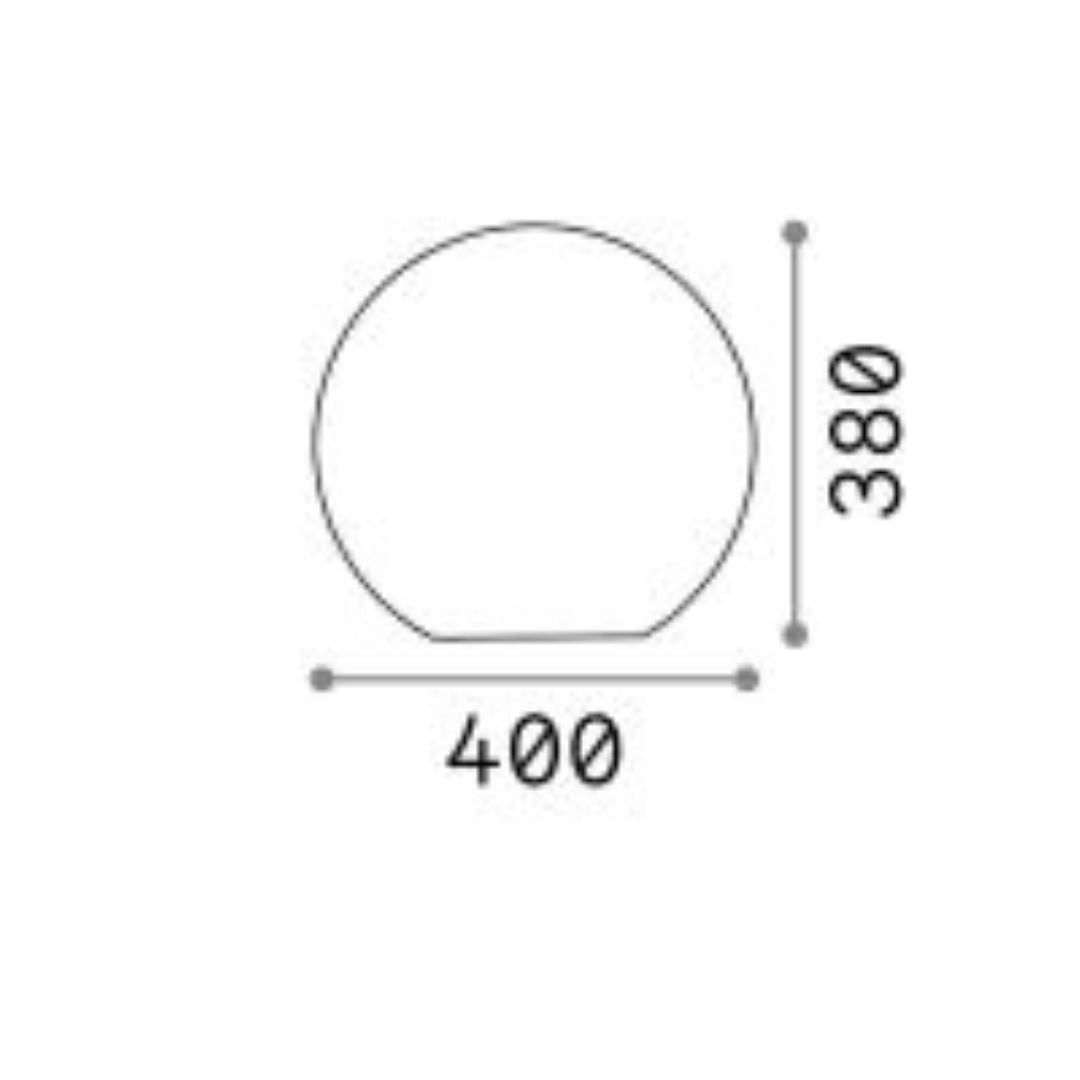 Lampada da giardino a forma di sfera art SOLE