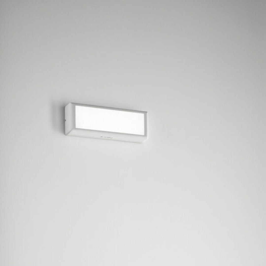 Applique da esterno luce diffusa led 12w 3000°k o 4000°k bianco o antracite cod.552-554
