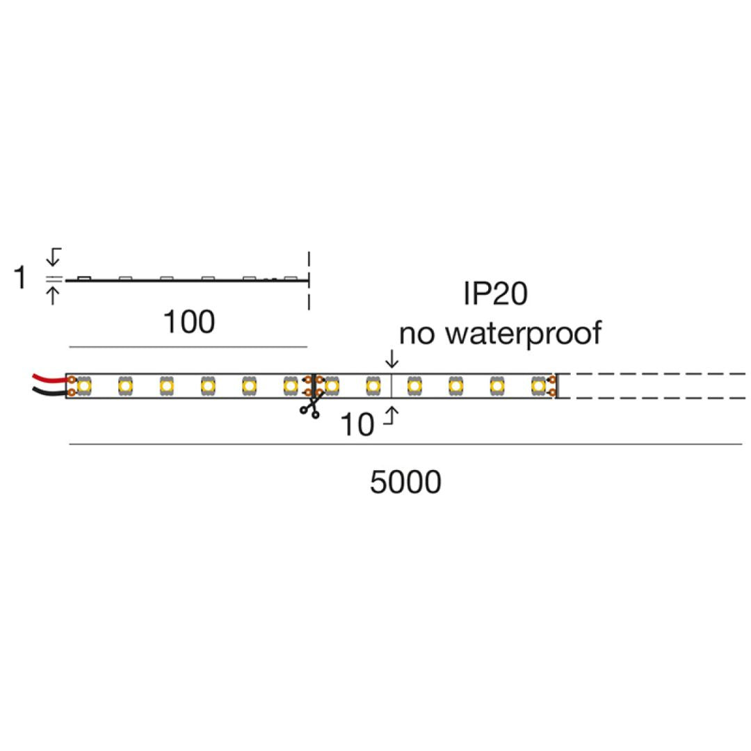 STRIP LED RGB 14,4 W/m