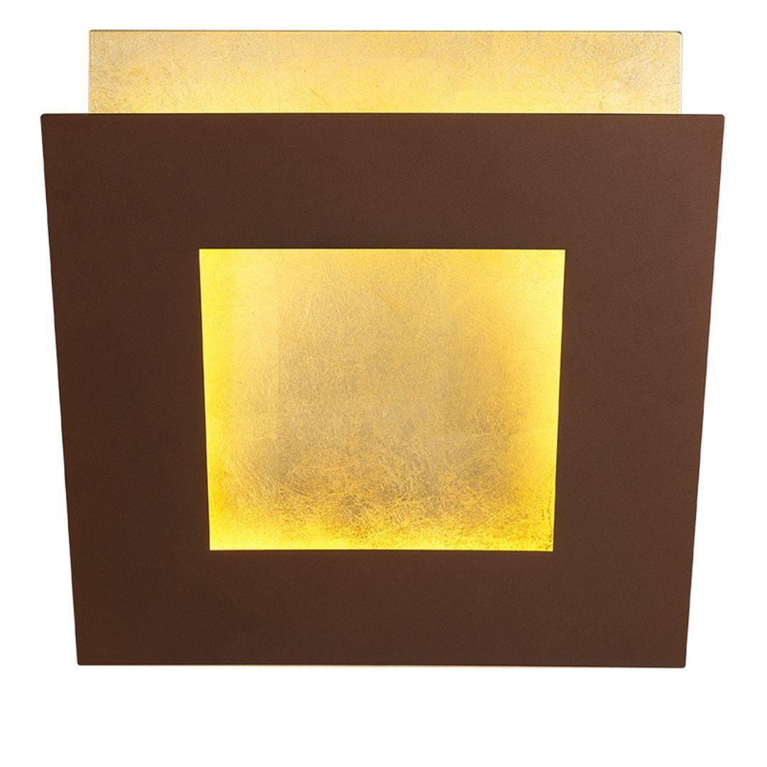 Applique elegante in metallo squadrata disponibile in 4 colori led 40w 3000°k art Dalia 8143-8144-8145-8146