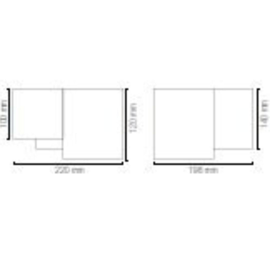 Plafoniera in gesso pitturabile 3 luci GU10 art BANJIE-PL3