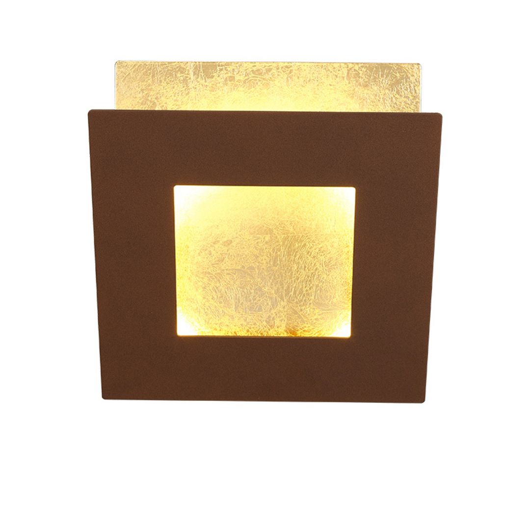 Applique elegante in metallo squadrata disponibile in 4 colori led 24w 3000°k Dalia 8118-8119-8120-8121