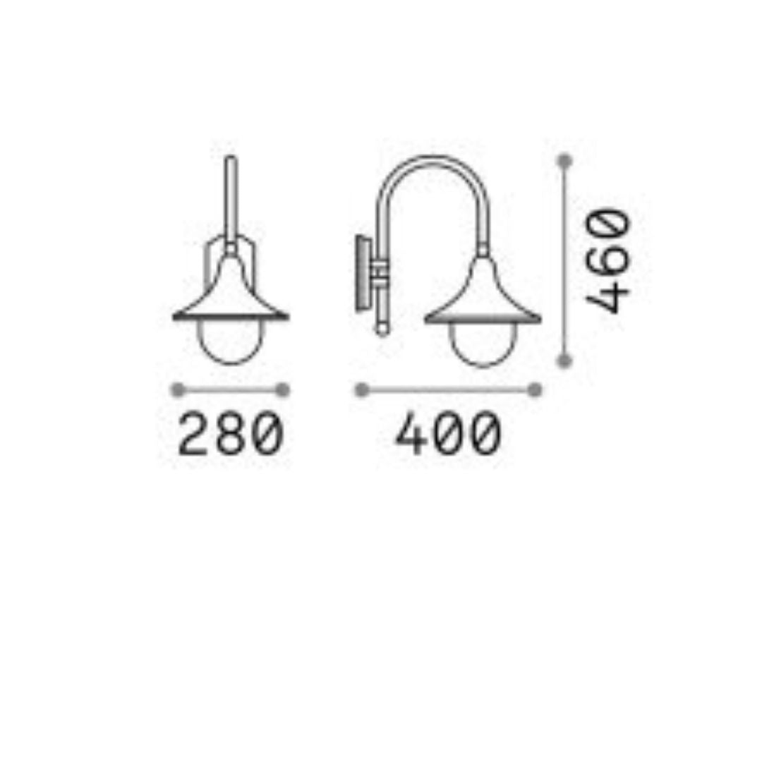 Applique da esterno art CIMA