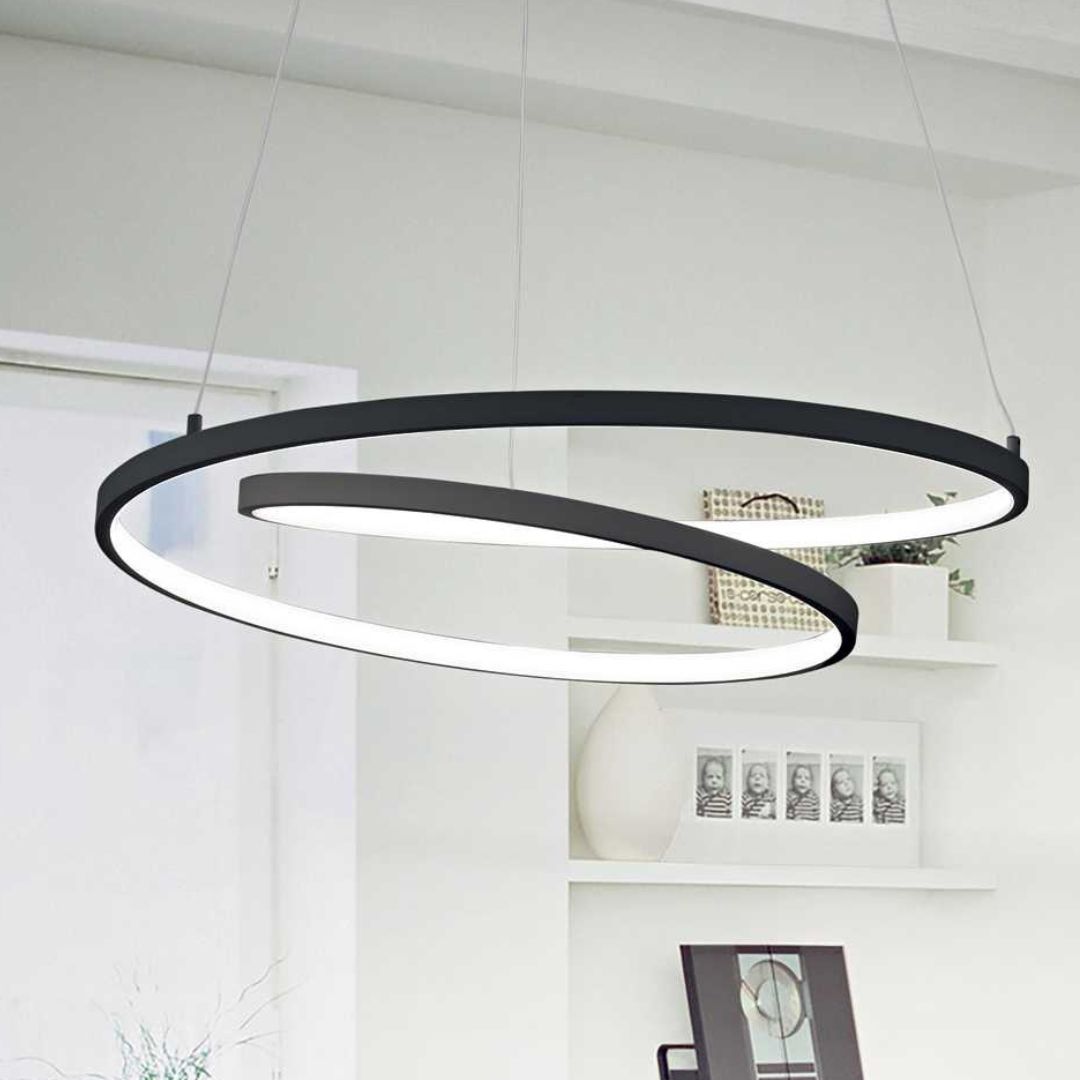 Sospensione anello led art OZ Ø 80 cm
