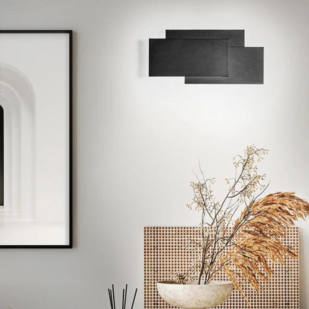 Applique moderna led con forme geometriche squadrate art DIP 6750