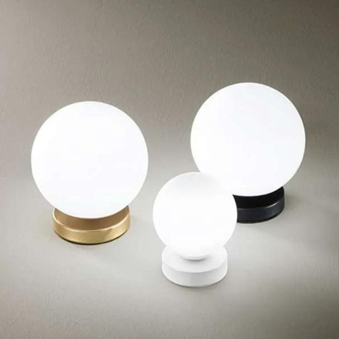 Lume da comodino con sfera in vetro Ø15 1xE14 art MAGA 8068
