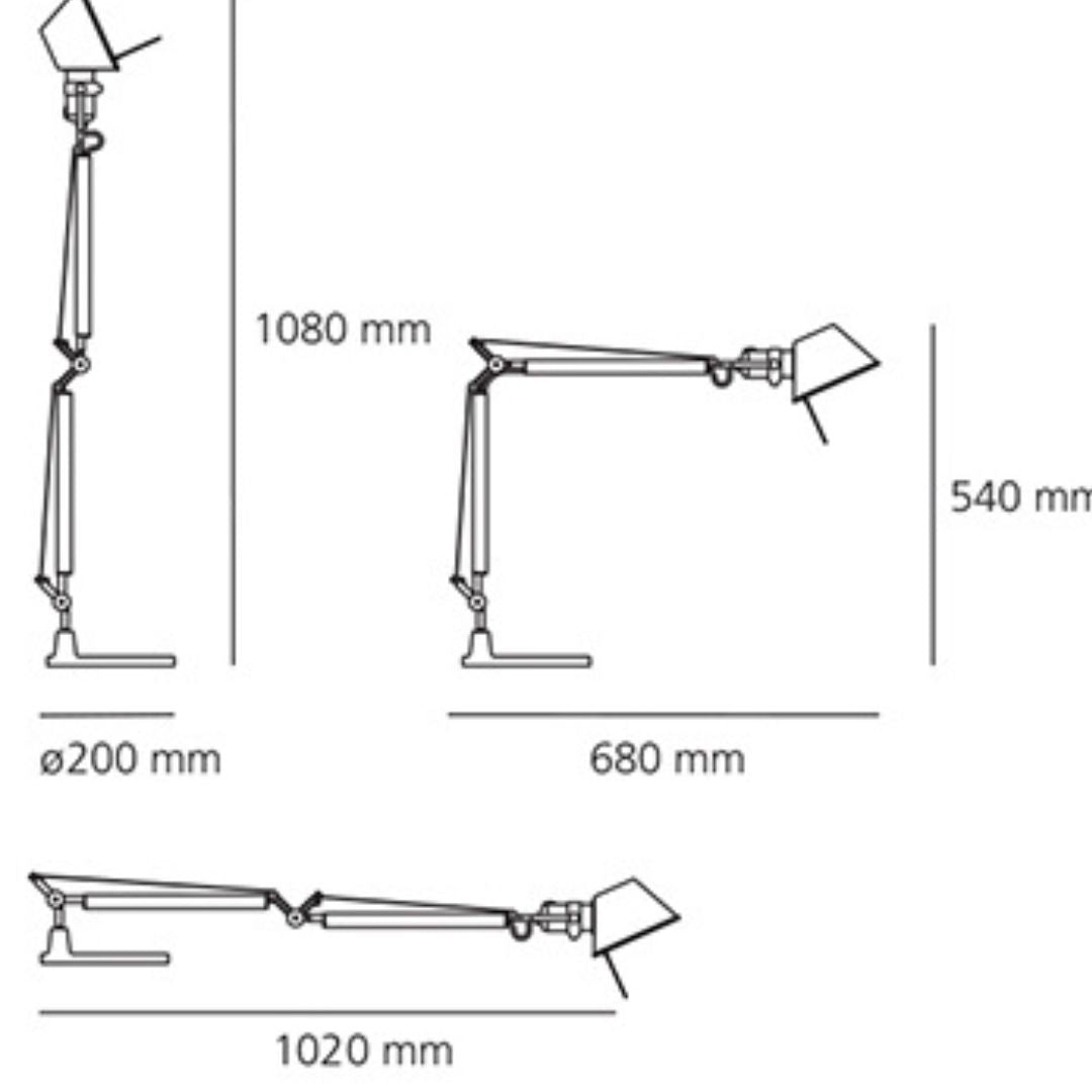 TOLOMEO MINI E27 con base