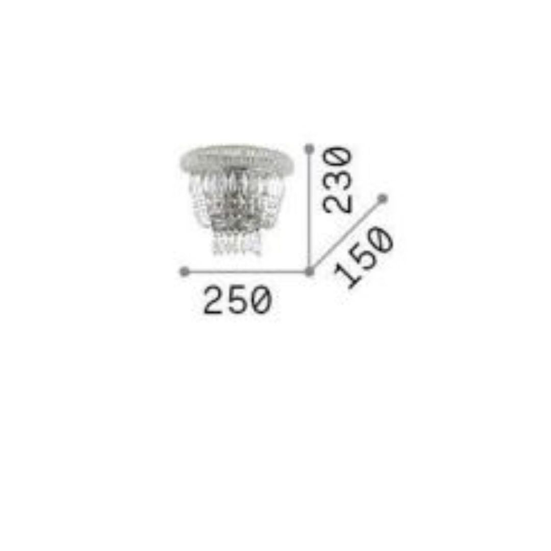 Applique in cristallo art DUBAI Parete