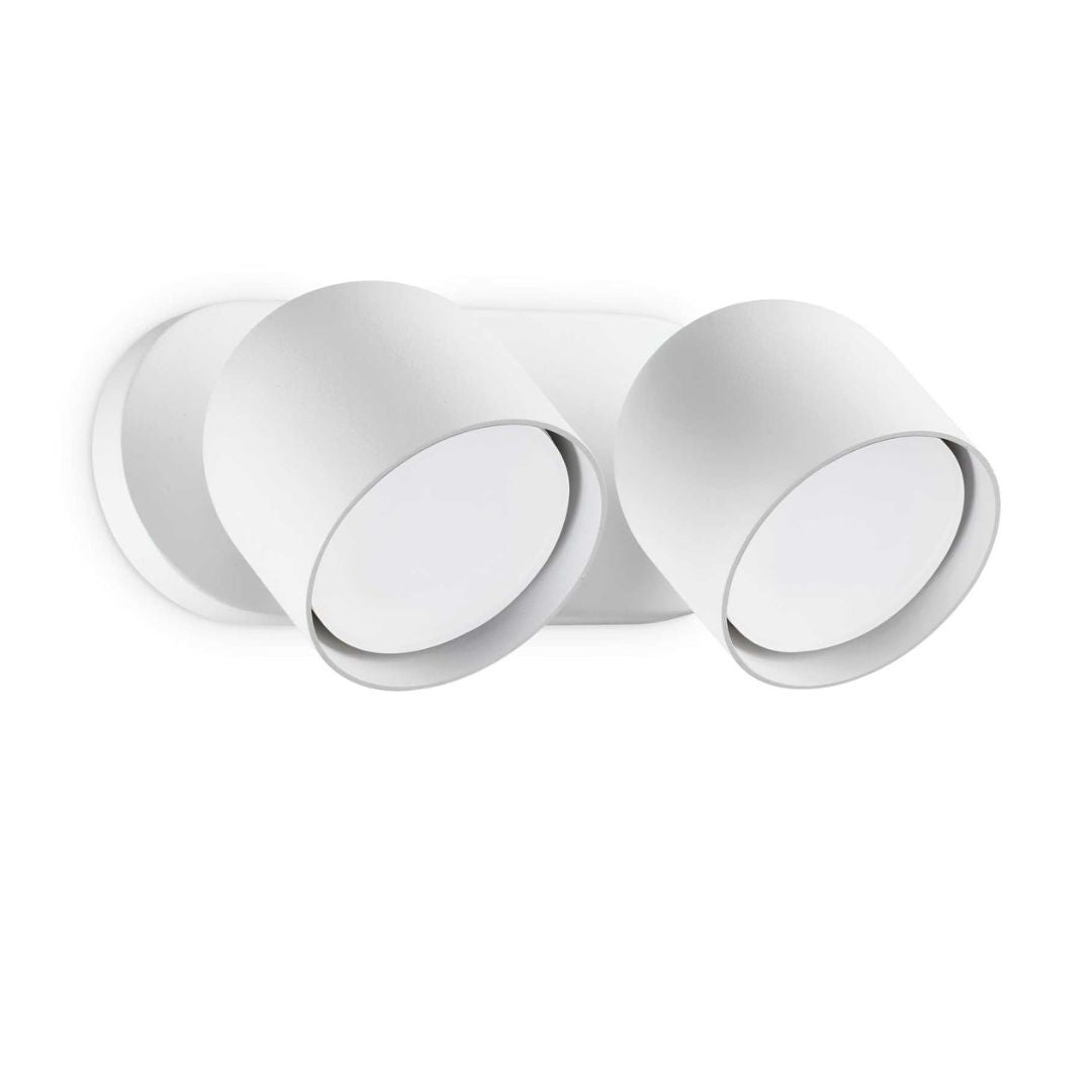 Applique in metallo ad 1 e 2 luci GX53 led art DODO bianco nero e ottone