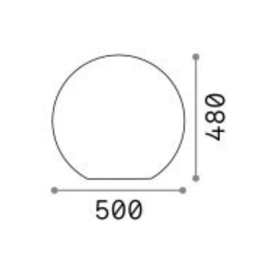 Lampada da giardino a forma di sfera art SOLE