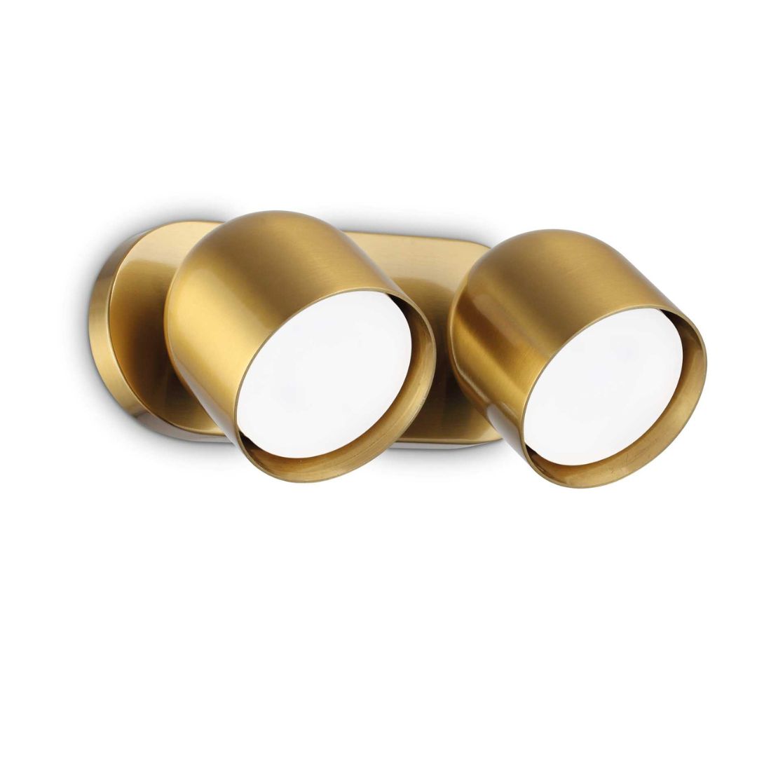 Applique in metallo ad 1 e 2 luci GX53 led art DODO bianco nero e ottone