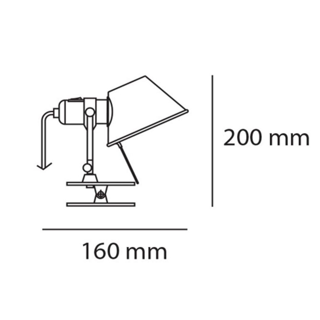 TOLOMEO MICRO PINZA E14